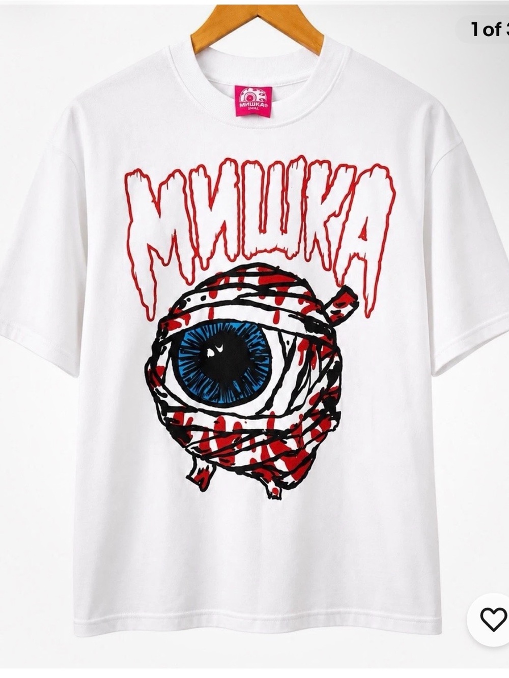 Mishka graphic short-sleeve t-shirt featuring the brand's signature eye graphic